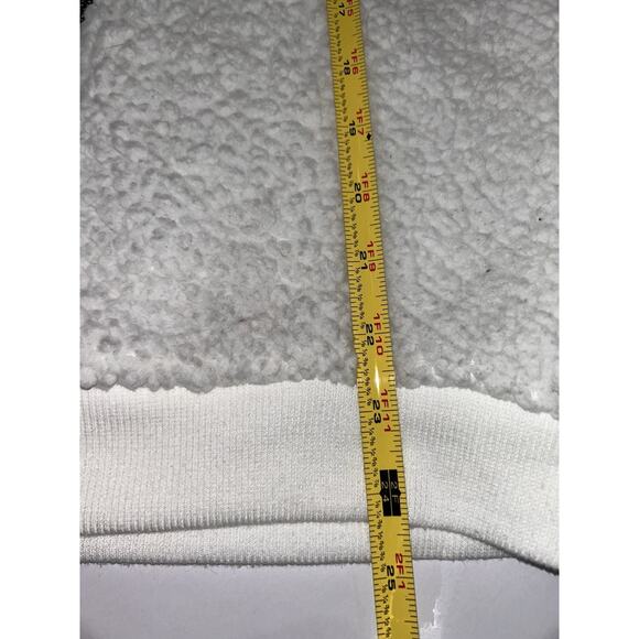 Merry Christmas Poof New York HO HO HO Dog In Santa Hat Women’s Size M Sweater - Picture 7 of 7